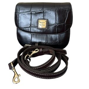 Dooney & Bourke EUC Denison Saddle Crossbody Bag, Expresso